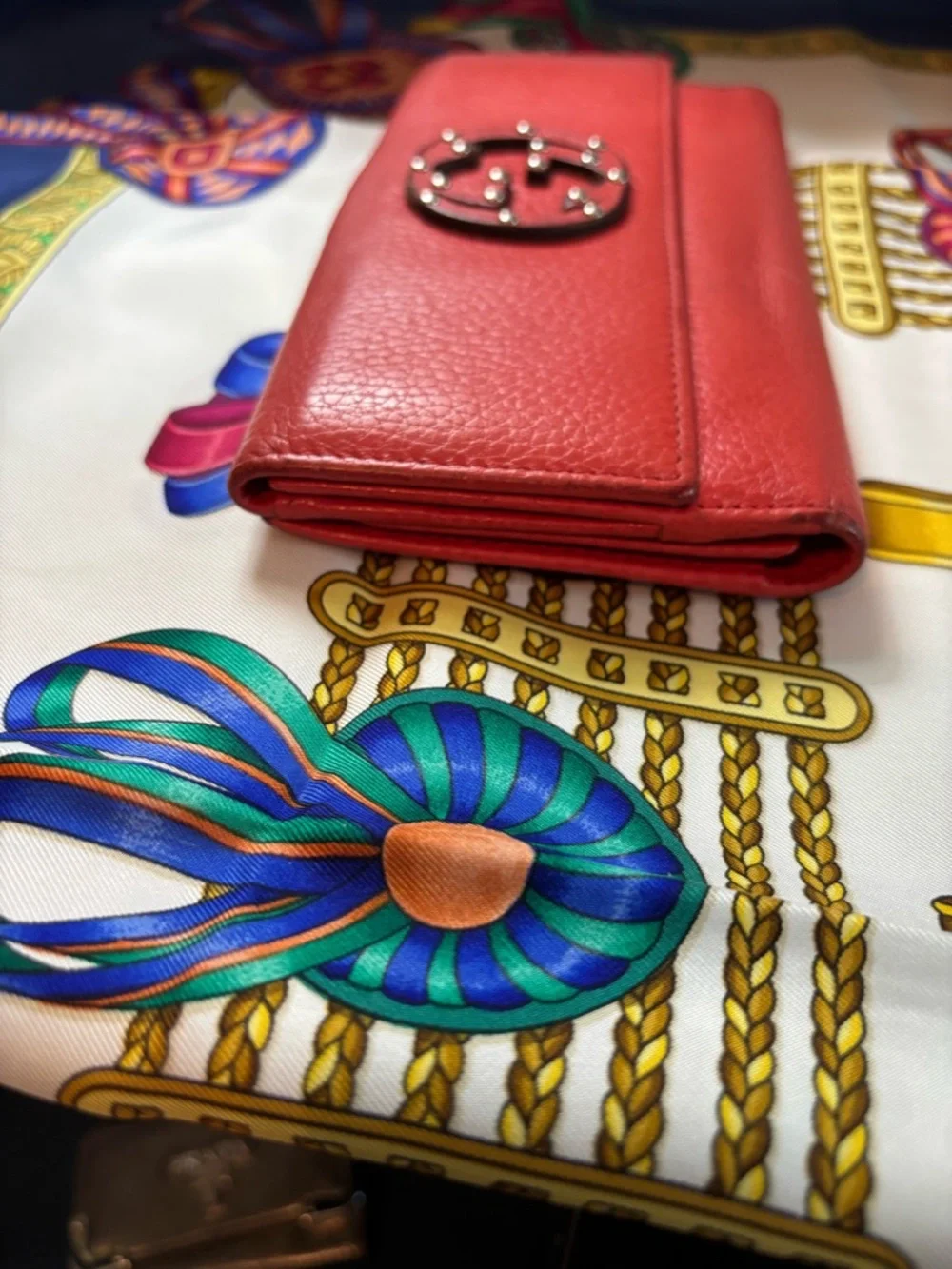 Stunning Gucci Studded Soho Continental Wallet – Red Leather - Picture 6 of 13